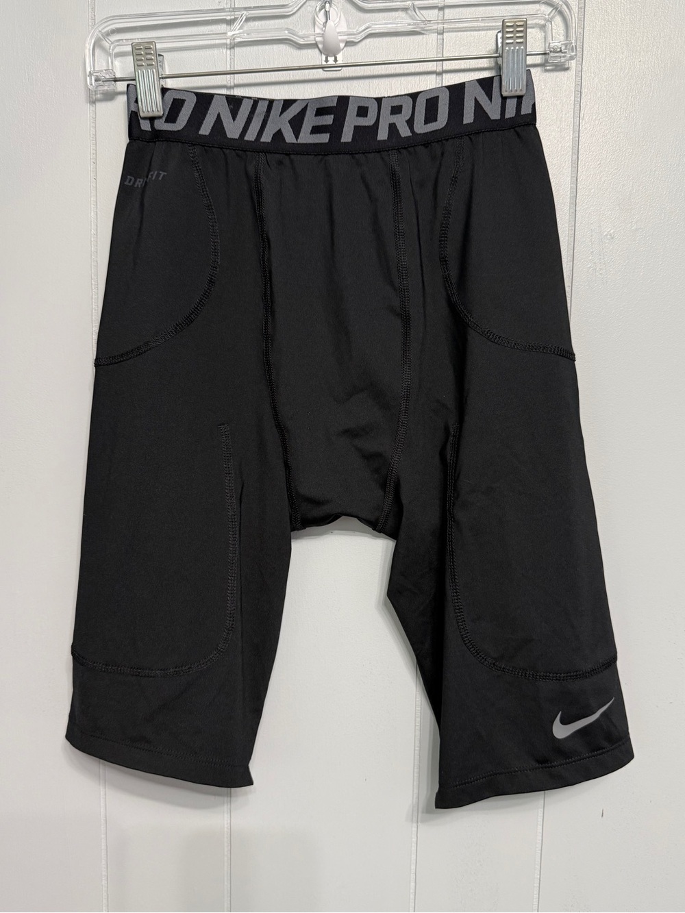 Nike Pro  Kids Black  Dri-FIT Compression Shorts